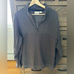 Field & Stream Men's Dark Gray Half-Zip Pullover Sweater